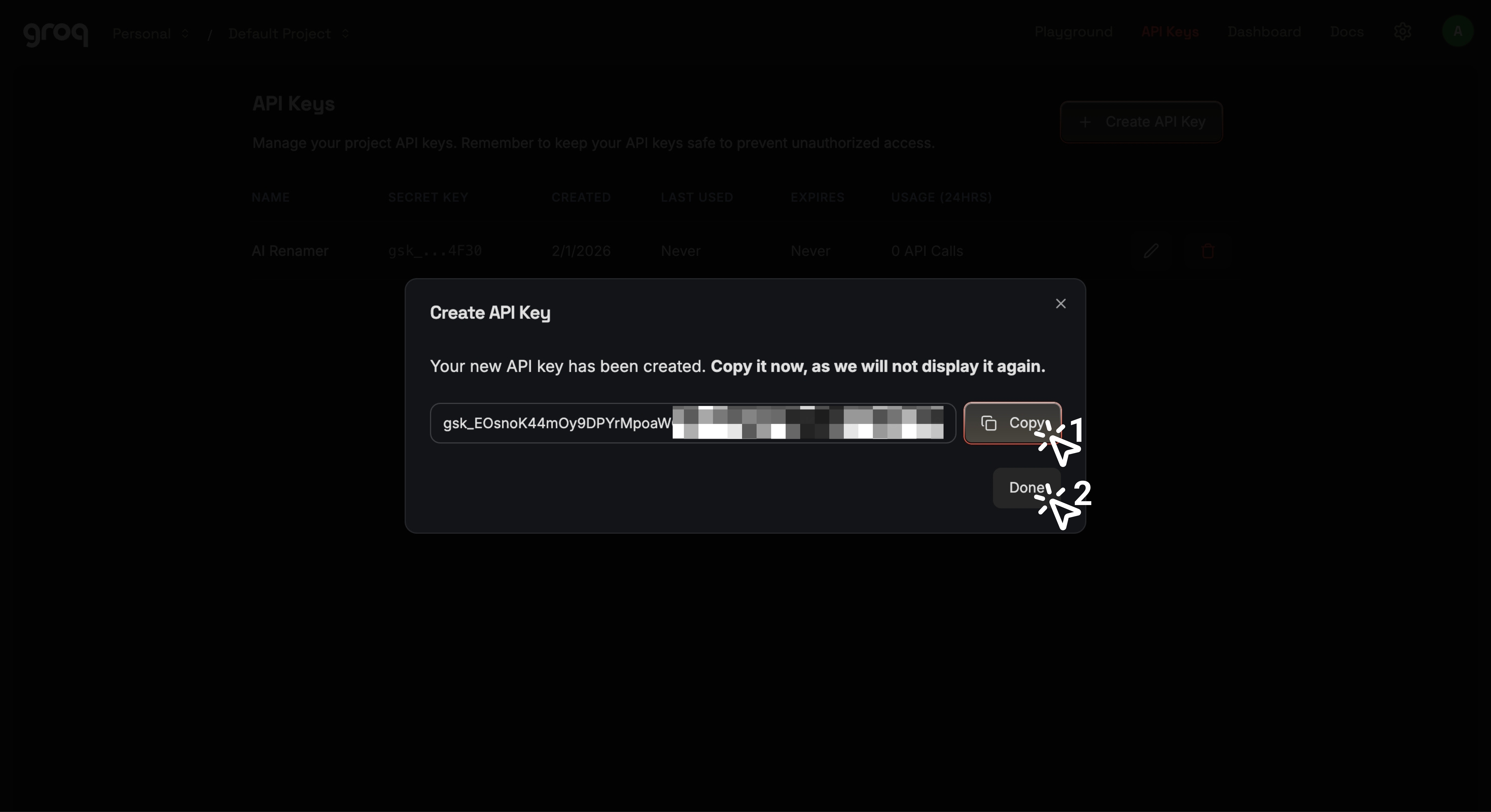 Step-by-Step: How to Set Up Groq with AI Renamer, Step 18