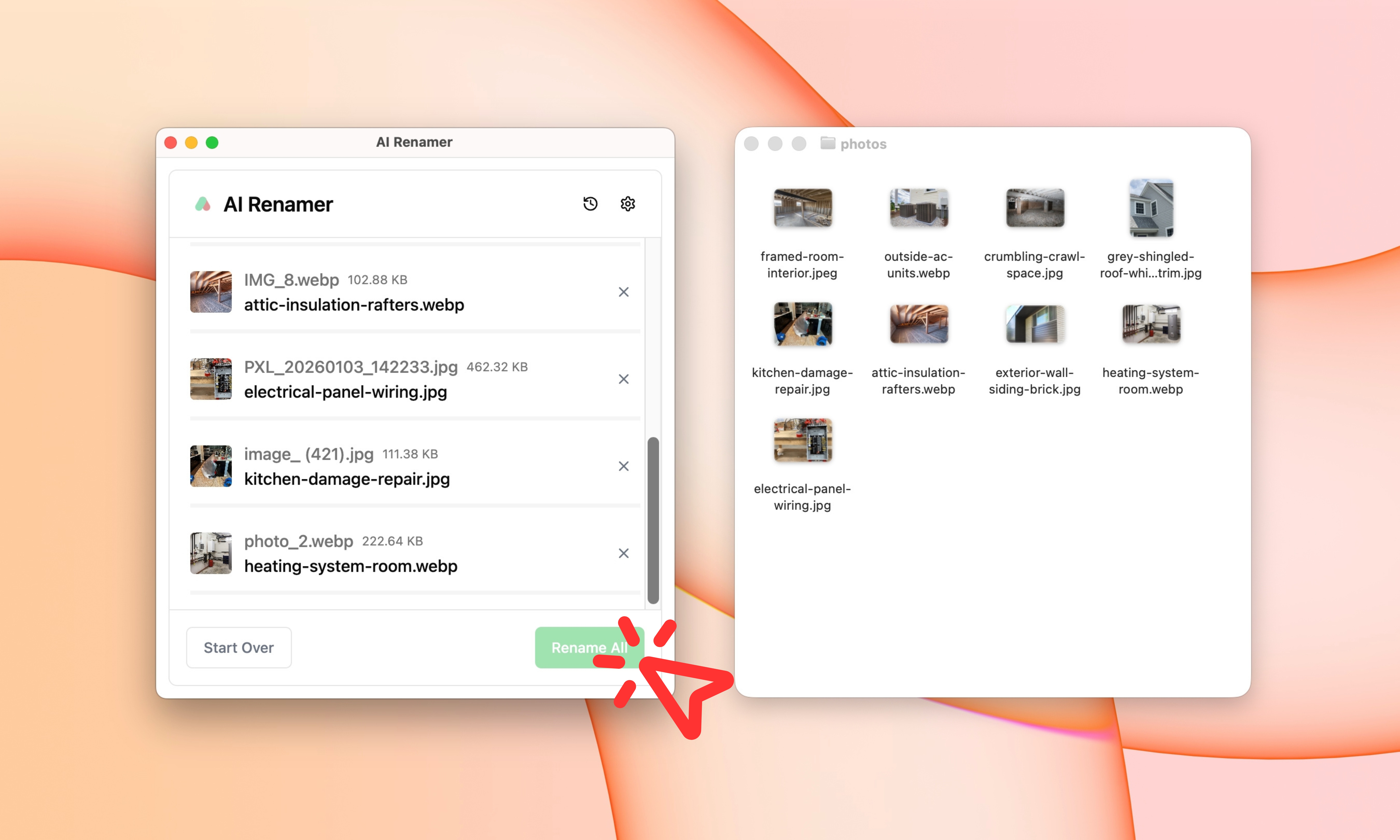 Rename Everything in One Click