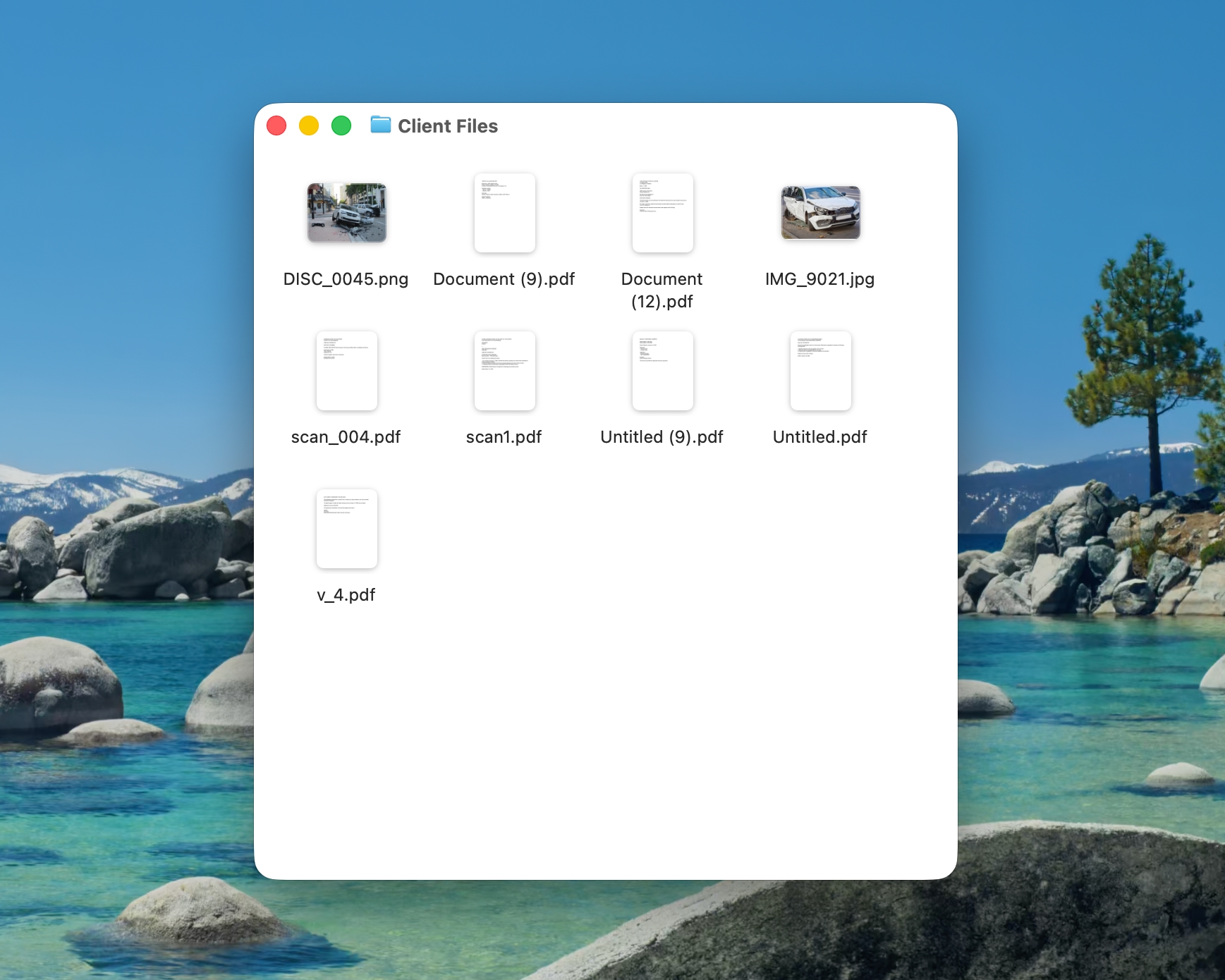 It works great for file renaming