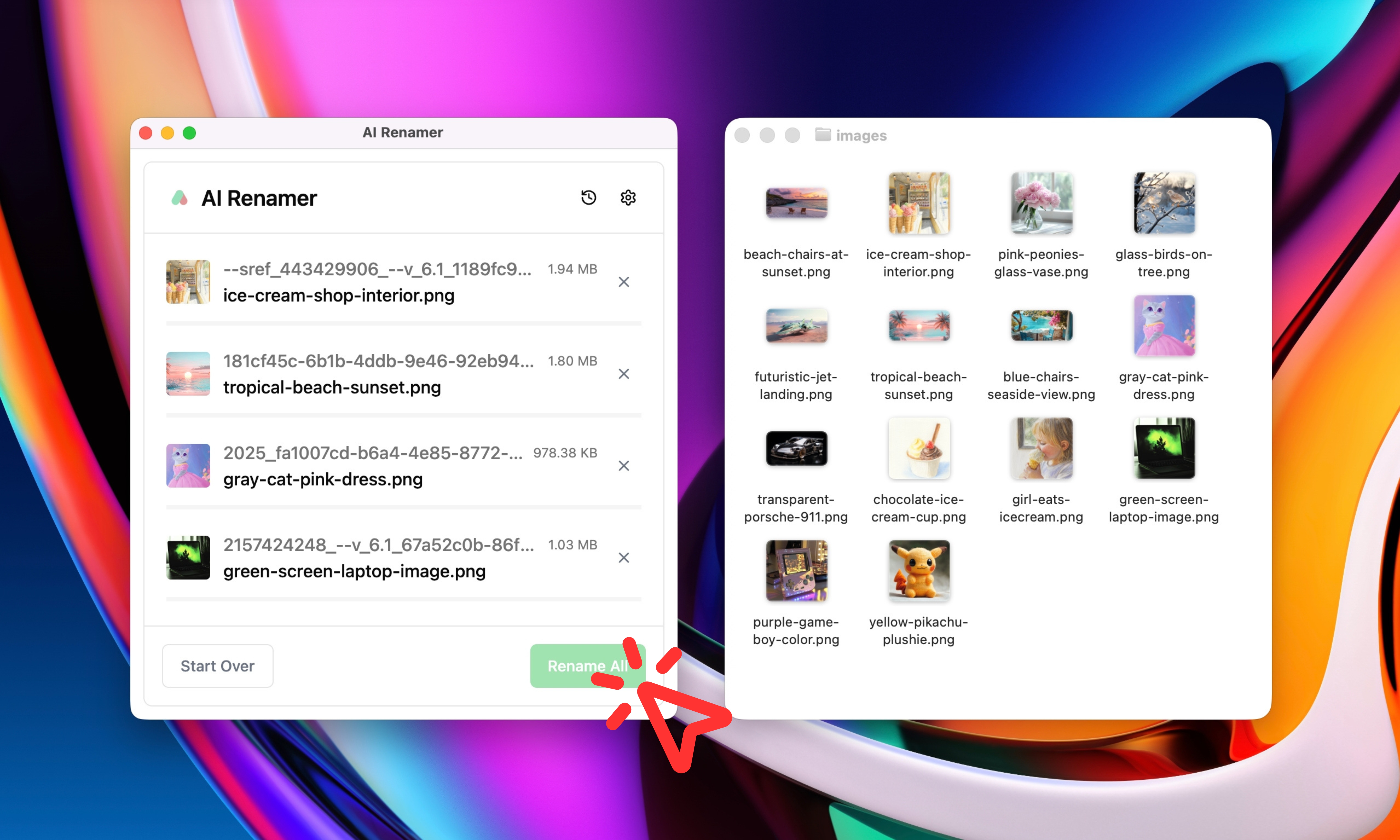 Rename Everything in One Click