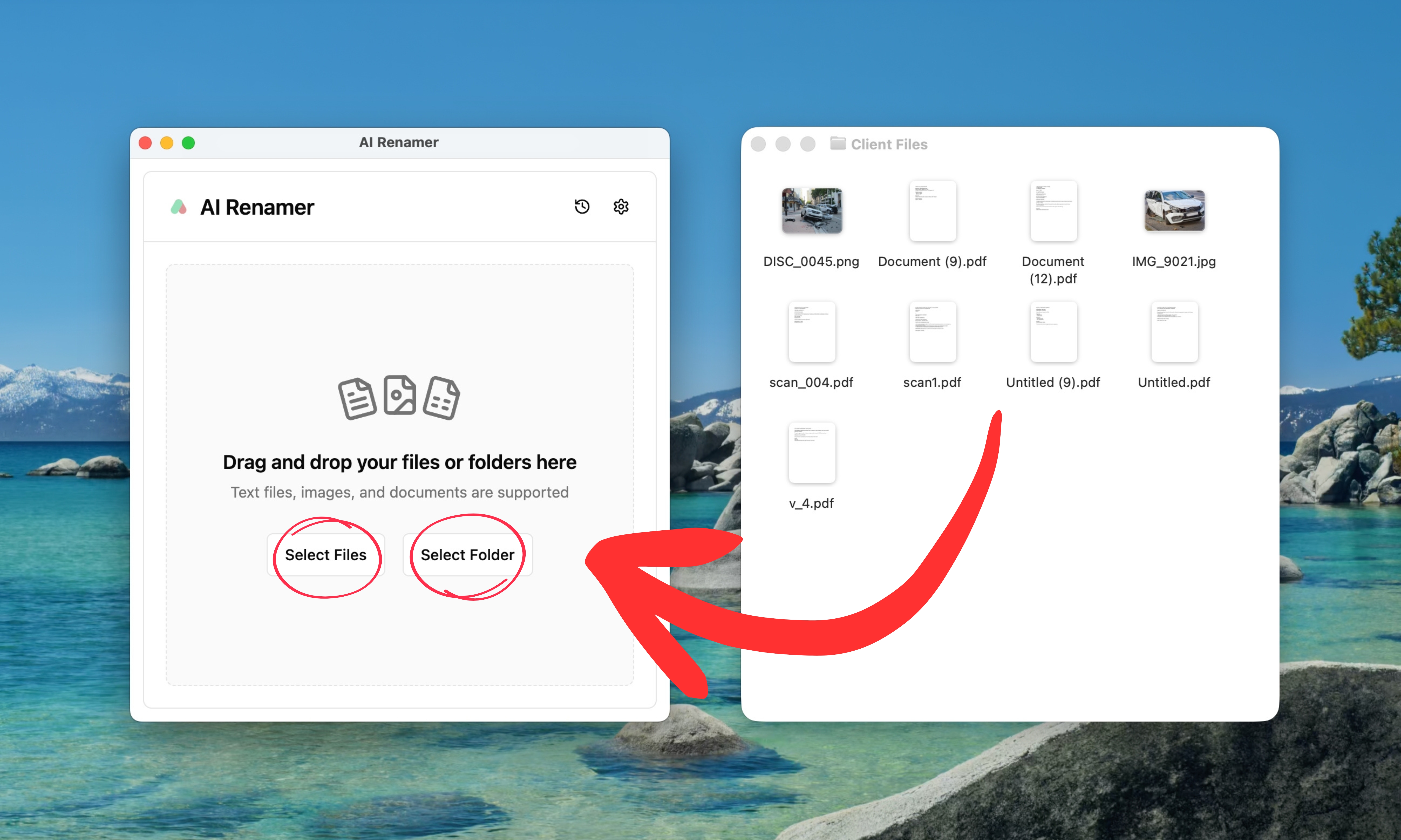 Add Your Scanned PDFs to AI Renamer