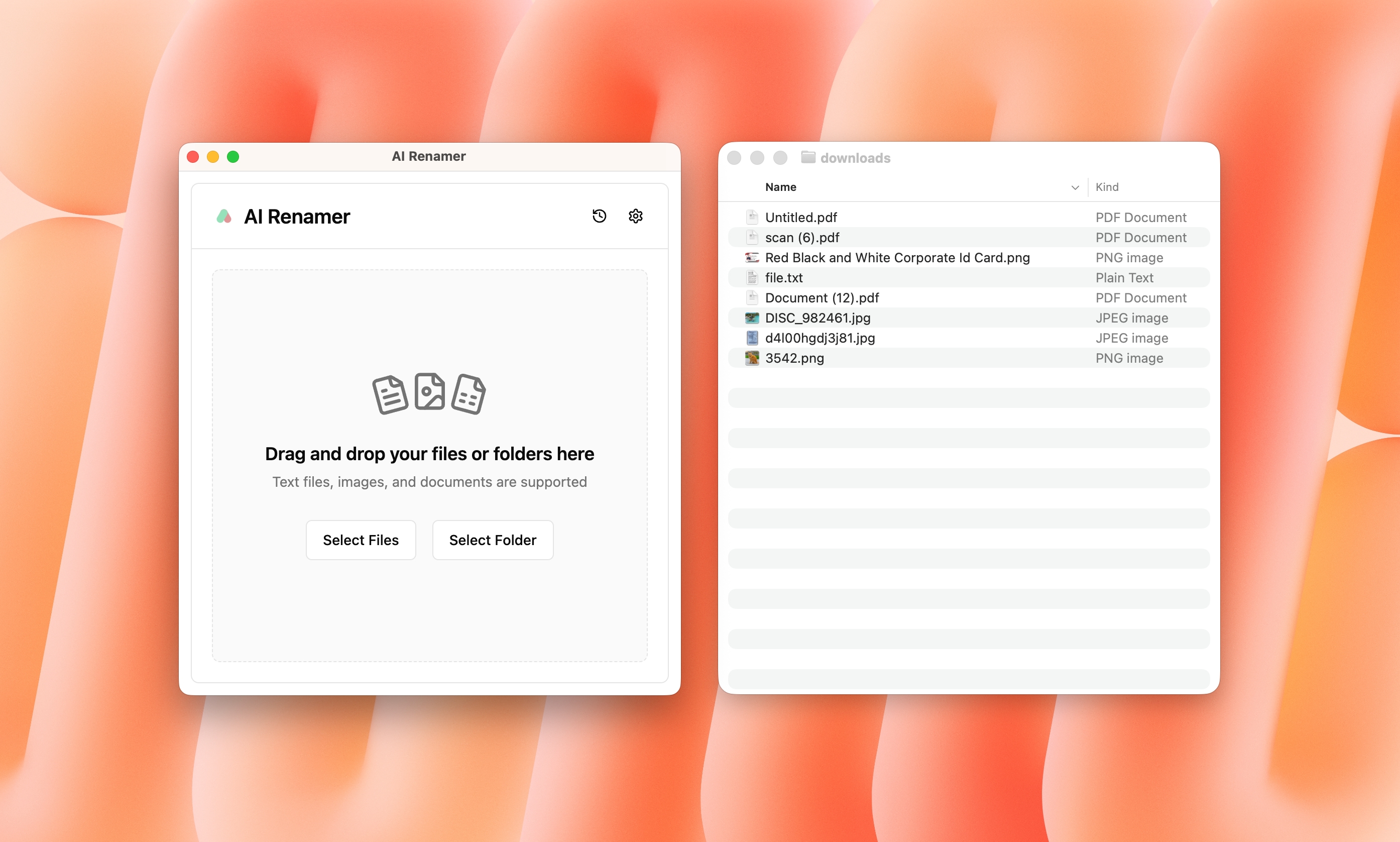 How AI File Renaming Works