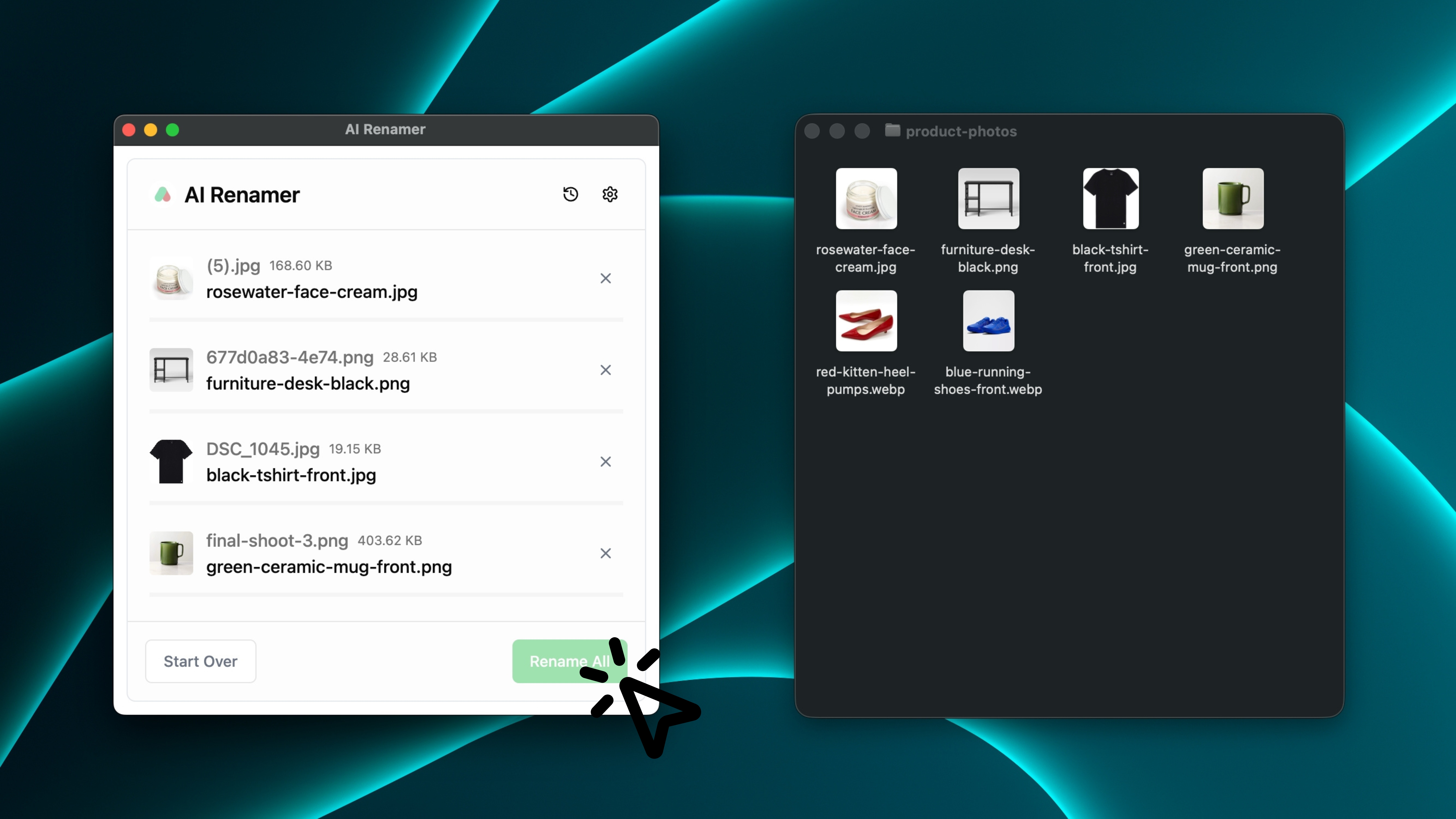 Rename All Product Images in One Click