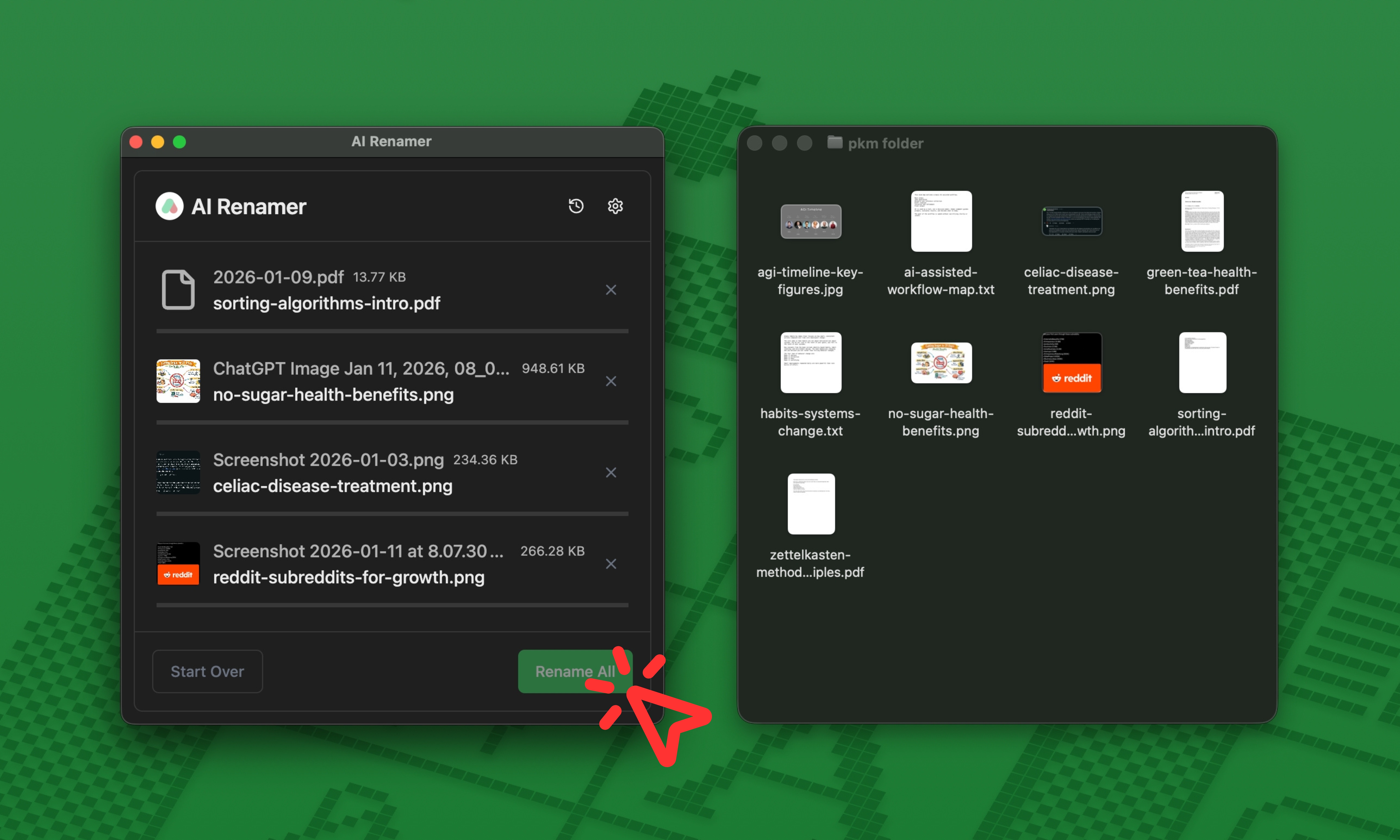 Rename Everything in One Click